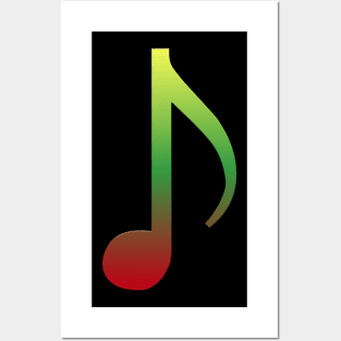 music note Posters and Art